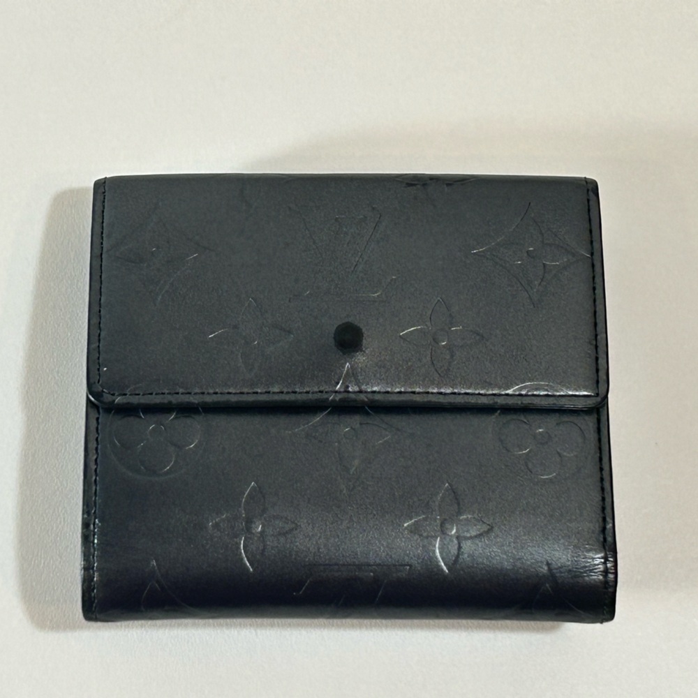 Louis Vuitton Monogram Mat Portefeiulle Elise Trifold Wallet - Picture 2 of 12